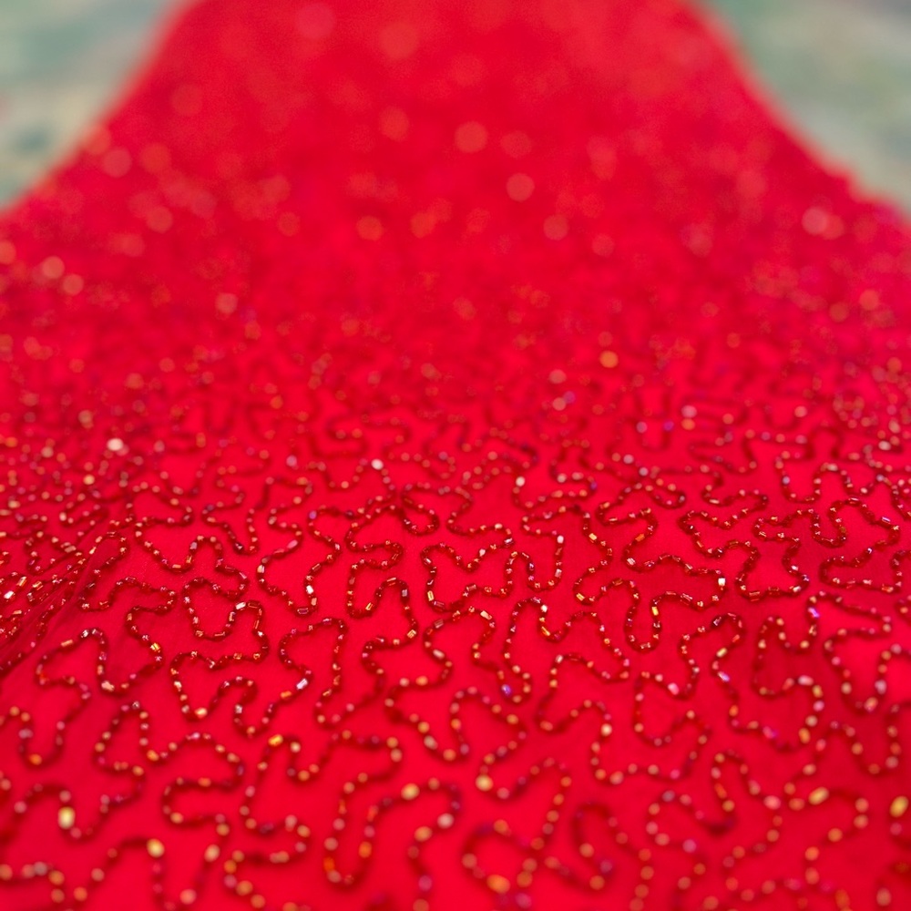 Y2K Raspberry Beaded Gown - Picture 7 of 16